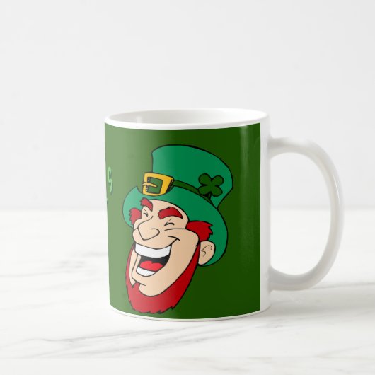 Happy St. Patrick's Day Fun & Magical Leprechaun Koffiemok (Rechts)