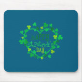 Happy St. Patrick's Day Funny Saint Patrick Irish Muismat (Voorkant)