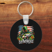 Happy St Patrick's Day Funny St Patrick's Day bero Sleutelhanger (Voorkant)