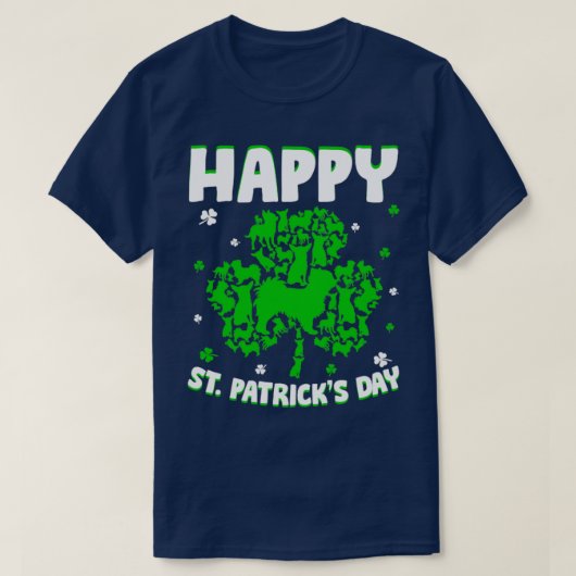 Happy St Patricks Day Funy Saint Patricks Chihuahu T-shirt (Design voorkant)