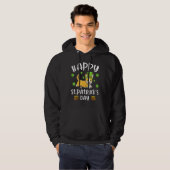 Happy St Patrick's Day Funy Saint Patricks Corgi Hoodie (Voorkant volledig)