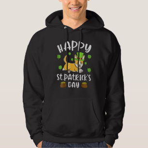 Happy St Patrick's Day Funy Saint Patricks Corgi Hoodie