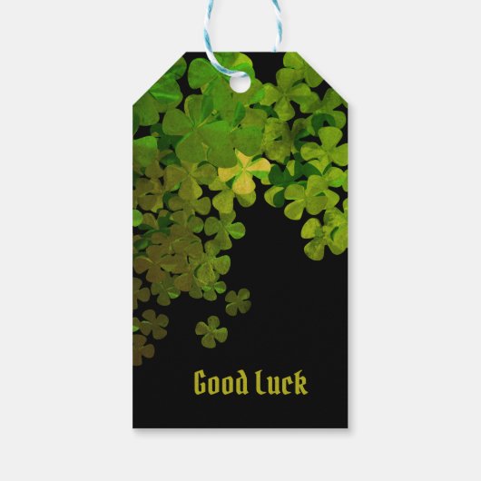 Happy St. Patrick's Day, gepersonaliseerd Cadeaulabel (Achterkant)
