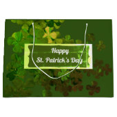 Happy St. Patrick's Day, gepersonaliseerd Groot Cadeauzakje (Voorkant)