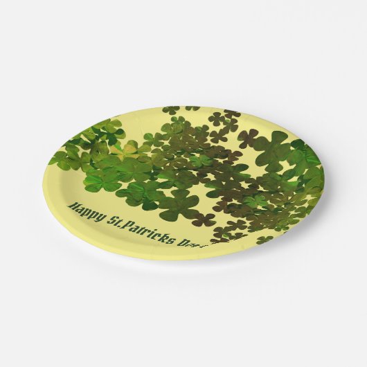 Happy St Patrick's Day, gepersonaliseerd Papieren Bordje (Gekanteld)