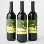 Happy St. Patrick's Day, gepersonaliseerd Wijn Etiket (Flessen)