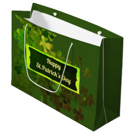 Happy St.Patrick's Day, gepersonaliseerde grote ca Groot Cadeauzakje