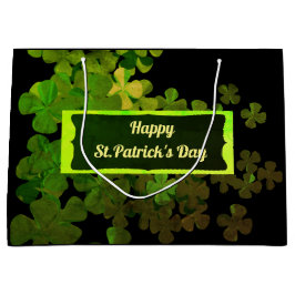 Happy St.Patrick's Day, gepersonaliseerde grote ca Groot Cadeauzakje