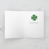 Happy St. Patrick's Day Gevouwen Wenskaart Feestdagen Kaart (Binnen)