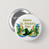 Happy St. Patrick's Day Gift Ronde Button 5,7 Cm (Voorkant /achterkant)