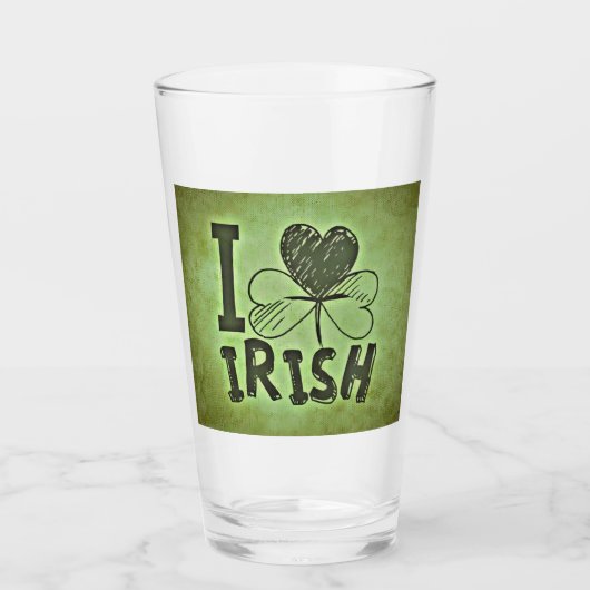 Happy St Patrick's Day Glas (Voorkant)
