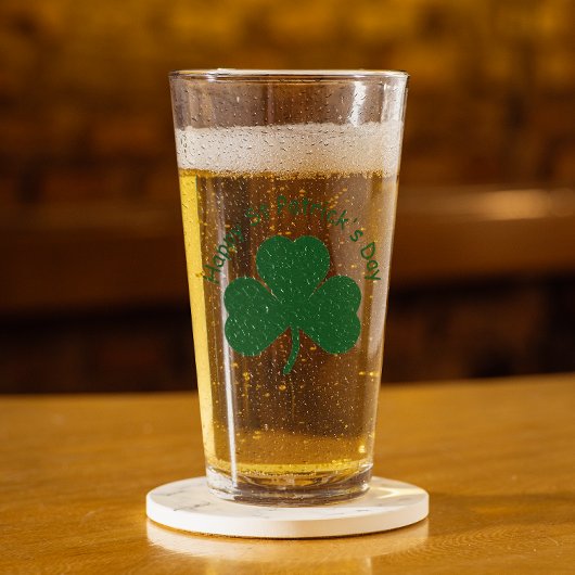 Happy St Patrick's Day Glas