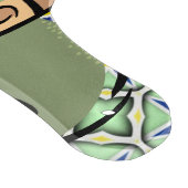 Happy St. Patrick's Day Glass Cutting Board Dog Snijplank (Hoek)