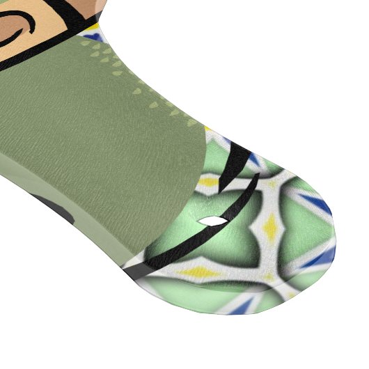 Happy St. Patrick's Day Glass Cutting Board Dog Snijplank (Hoek)