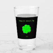 Happy St. Patrick's Day Glass Tumbler (Voorkant)