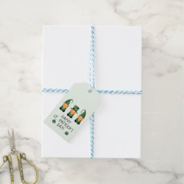 Happy St Patricks Day Gnomes Green Cadeaulabel