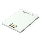 Happy St Patricks Day Gnomes Green Notitieblok (Linkerzijde)