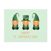 Happy St Patricks Day Gnomes Green Sinaasappel Bri