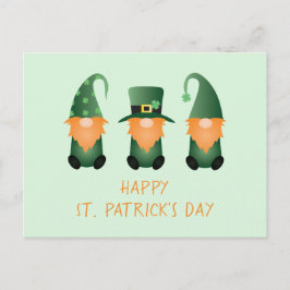 Happy St Patricks Day Gnomes Green Sinaasappel Bri Briefkaart