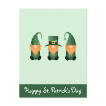 Happy St Patricks Day Gnomes Green Sinaasappel