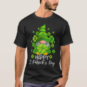 Happy St. Patrick's Day Gnomes Irish Shamrock T-shirt (Voorkant)