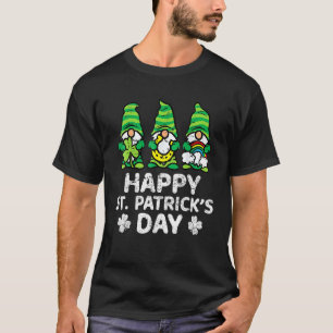 Happy St Patricks Day Gnomes Saint Paddys Pattys G T-shirt