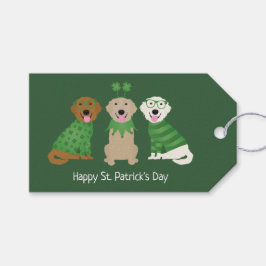 Happy St Patricks Day Golden Retriever Honden Cadeaulabel