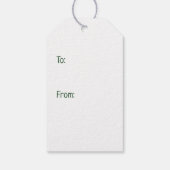 Happy St Patricks Day Golden Retriever Honden Cadeaulabel (Achterkant)