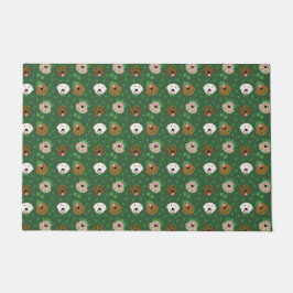 Happy St Patricks Day Golden Retriever Honden Deurmat