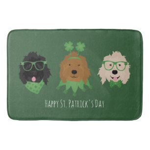 Happy St Patricks Day Goldendoodle Honden Badmat