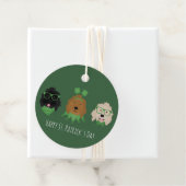 Happy St Patricks Day Goldendoodle Honden Bedankjes Labels (In situ)