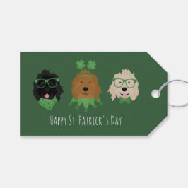 Happy St Patricks Day Goldendoodle Honden Cadeaulabel