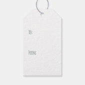 Happy St Patricks Day Goldendoodle Honden Cadeaulabel (Achterkant)