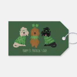 Happy St Patricks Day Goldendoodle Honden Cadeaulabel