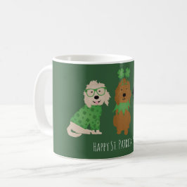 Happy St Patricks Day Goldendoodle Honden Koffiemok