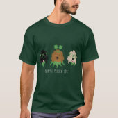 Happy St Patricks Day Goldendoodle Honden T-shirt (Voorkant)