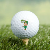 Happy St. Patrick's Day Golf Ball Golfballen (Insitu Shirt)