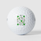 Happy St. Patrick's Day Golf Ball Golfballen (Voorkant)