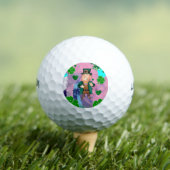 Happy St. Patrick's Day Golf Ball Golfballen (Insitu Shirt)