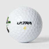 Happy St. Patrick's Day Golf Ball Golfballen (Logo)