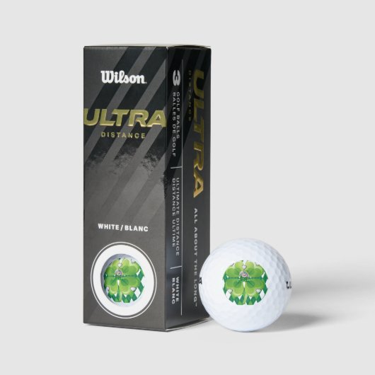 Happy St. Patrick's Day Golf Ball Golfballen (Verpakking)