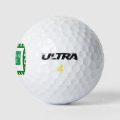 Happy St. Patrick's Day Golf Ball Golfballen (Logo)