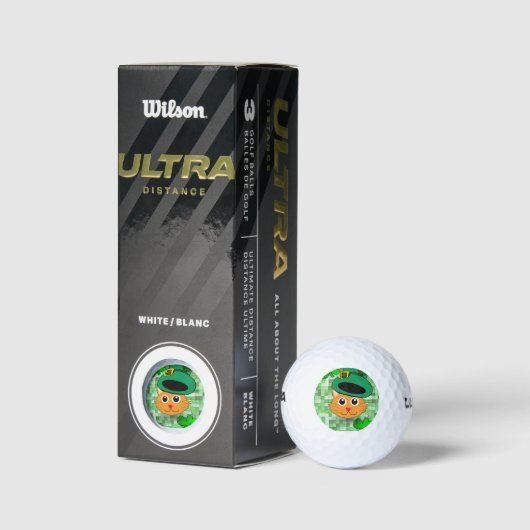 Happy St. Patrick's Day Golf Ball Golfballen (Verpakking)