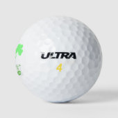 Happy St. Patrick's Day Golf Ball Golfballen (Logo)
