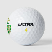 Happy St. Patrick's Day Golf Ball Golfballen (Logo)