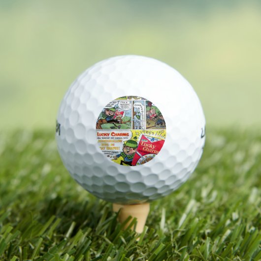 Happy St. Patrick's Day Golf Ball Lucky Golfballen (Insitu Shirt)