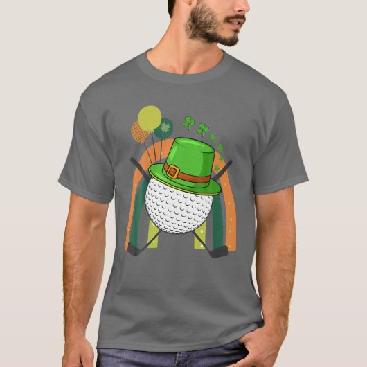 Happy St Patrick's Day Golf St Patrick T-shirt (Voorkant)