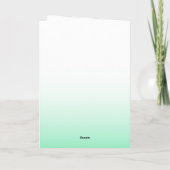 Happy St Patricks Day Green Balloon Fun Typografie Kaart (Achterkant)