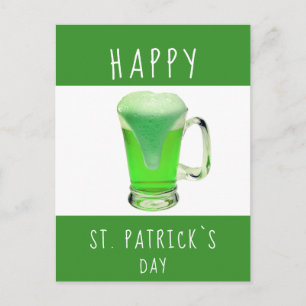 Happy St. Patrick's day Green Beer Briefkaart