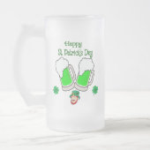Happy St. Patrick's Day, Green Beer Matglas Bierpul (Links)